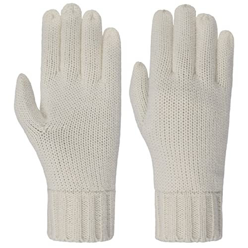 Seeberger Feinstrick Fingerhandschuhe Strickhandschuhe Damenhandschuhe (One Size - cremeweiß) von Seeberger