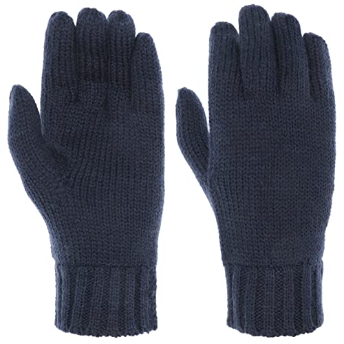 Seeberger Feinstrick Fingerhandschuhe Strickhandschuhe Damenhandschuhe (One Size - dunkelblau) von Seeberger