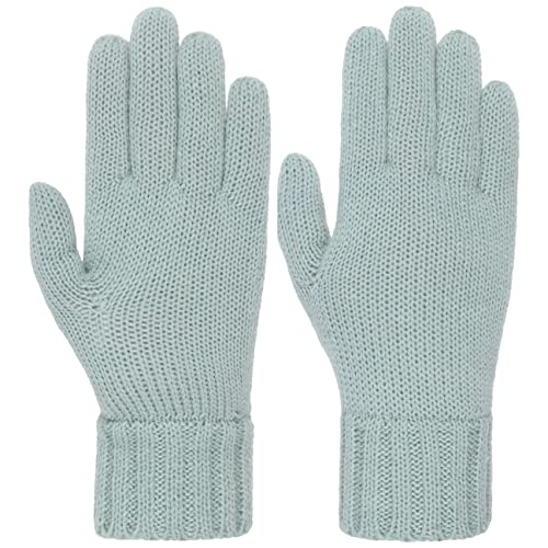 Seeberger Feinstrick Fingerhandschuhe Strickhandschuhe Damenhandschuhe (One Size - hellblau) von Seeberger