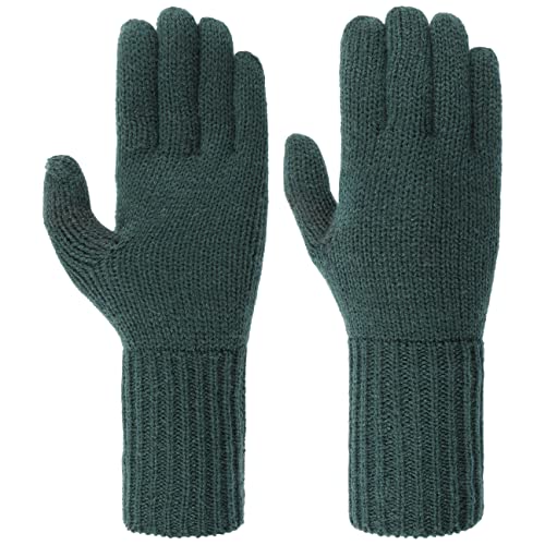 Seeberger Feinstrick Fingerhandschuhe Strickhandschuhe Damenhandschuhe (One Size - dunkelgrün) von Seeberger