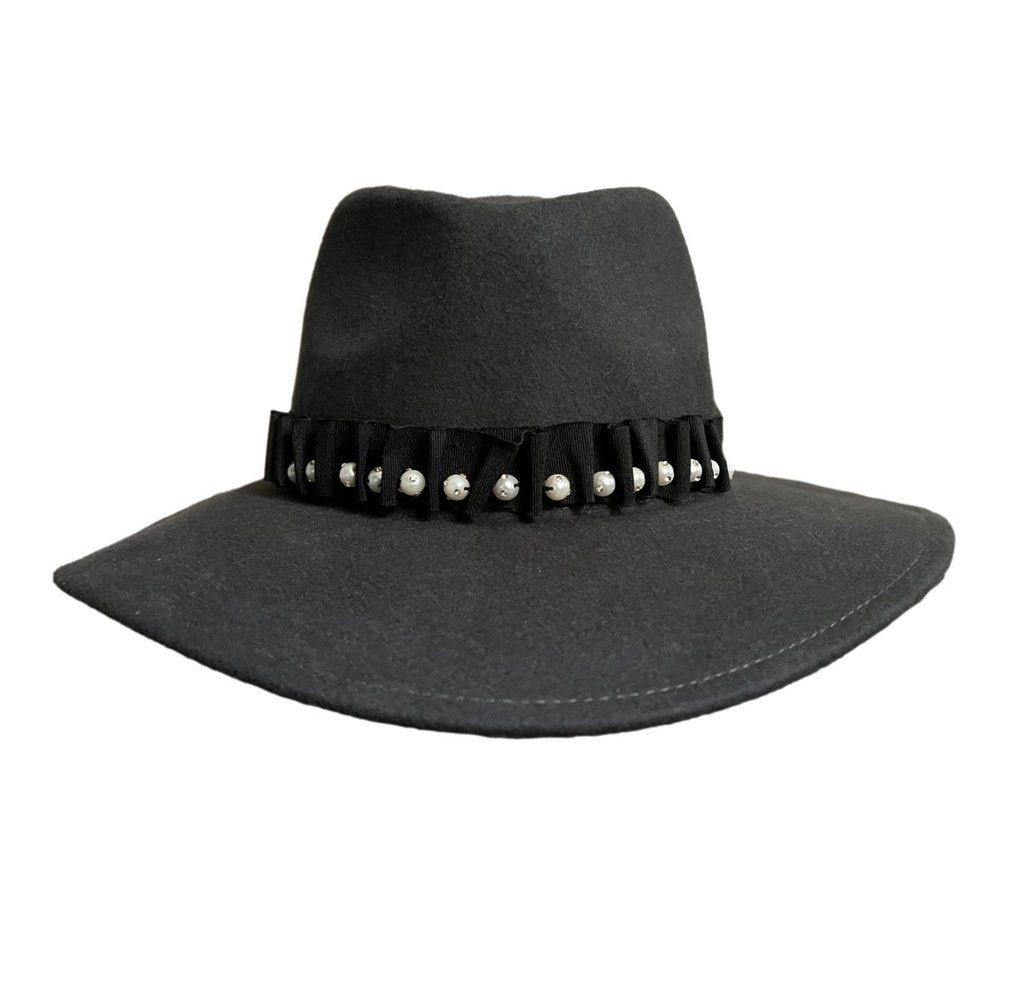 Seeberger Filzhut Seeberger Fedora mit Perlendeko Seeberger Filzhut Seeberger Fedora mit Perlendeko von Seeberger