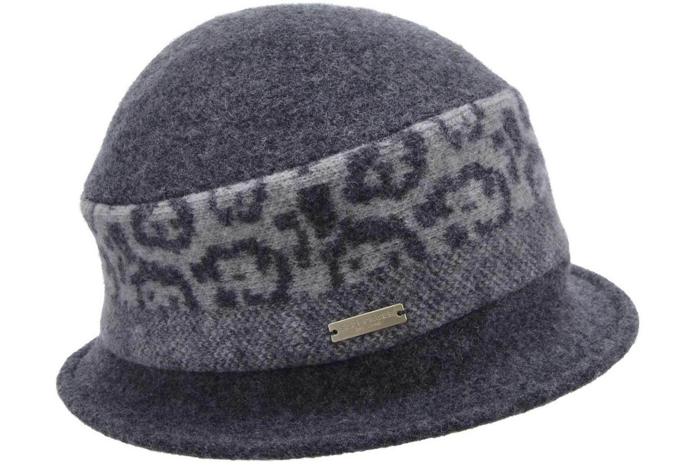 Seeberger Filzhut Walk Glocke im Mustermix 19848-0 von Seeberger
