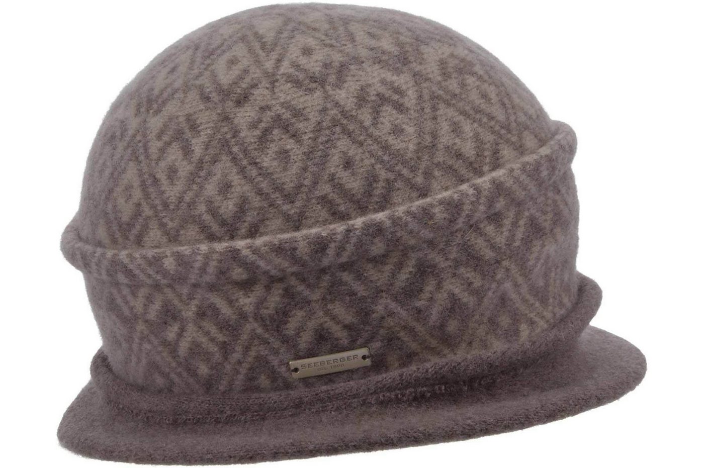 Seeberger Filzhut Walk Glocke mit grafischen Muster 19860-0 von Seeberger
