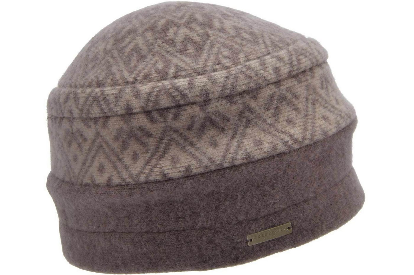 Seeberger Filzhut Walk Toque mit grafischen Muster 19861-0 von Seeberger