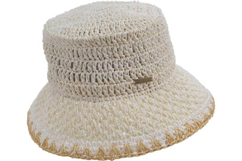 Seeberger Fischerhut Papierstroh Fischerhut mit besonderem Muster 55584-0 von Seeberger