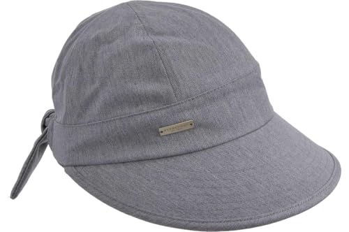 Seeberger Freizeitkappe Damencap Baumwollkappe (One Size - rauchgrau) von Seeberger