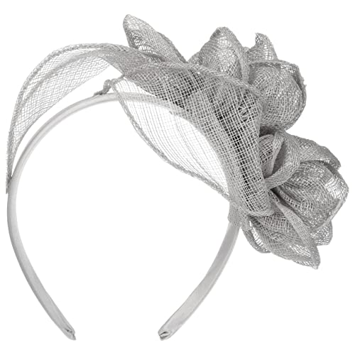 Seeberger Kaljeta Sinamay Fascinator Kopfschmuck Anlasshut Brauthut (One Size - grau) von Seeberger