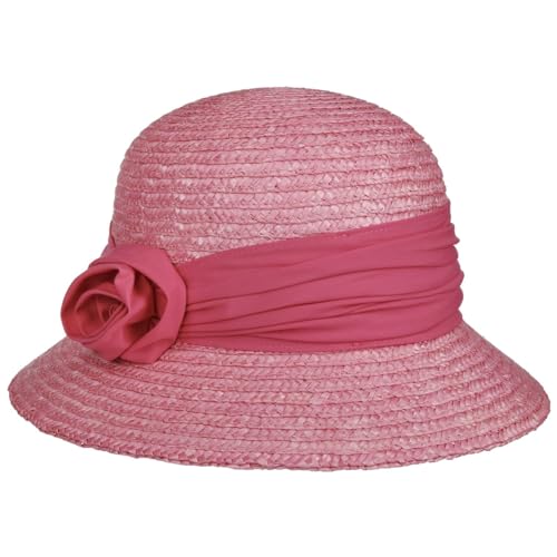 Seeberger Kassida Stroh Sommerhut Blütendekoration Damenhut (One Size - pink) von Seeberger