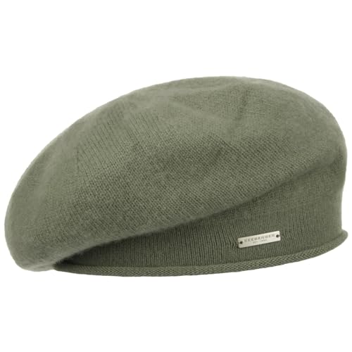 Seeberger Lasuna Kaschmirbaske Baskenmütze Wollbaske Damenbaske Baske Damen - Oversize Winter Herbst-Winter - One Size helloliv von Seeberger