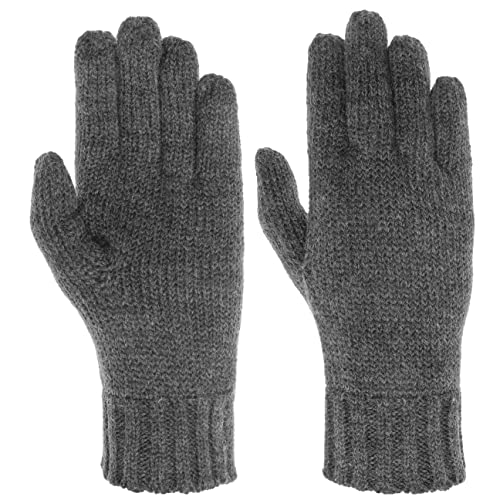 Seeberger Feinstrick Fingerhandschuhe Strickhandschuhe Damenhandschuhe (One Size - anthrazit) von Seeberger