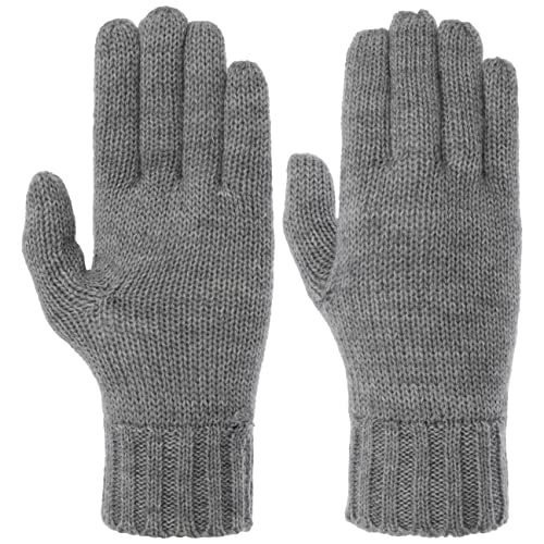 Seeberger Liva Feinstrick Fingerhandschuhe Strickhandschuhe Damenhandschuhe (One Size - grau) von Seeberger