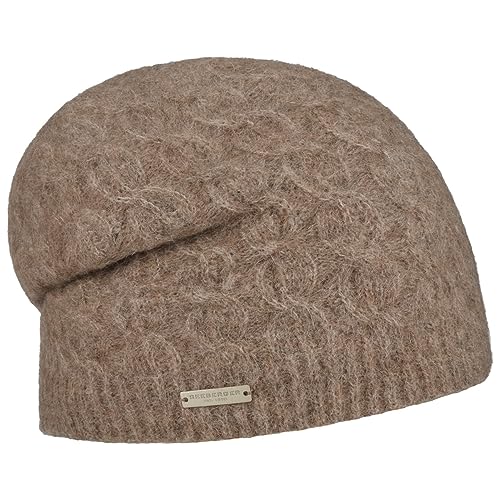 Seeberger Majalisa Alpaka Headsock Beanie Wollmütze Strickmütze Damenmütze (One Size - beige) von Seeberger