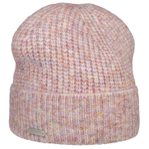 Seeberger Malena Umschlagmütze Strickmütze Beanie Wintermütze (One Size - Altrosa) von Seeberger