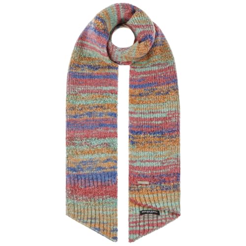 Seeberger Multicolour Boucle Strickschal Schal Damenschal Winterschal Damen - Winter Herbst-Winter - One Size blau von Seeberger