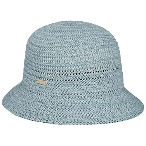 Seeberger Ranvelia Leinenhut Stoffhut Sommerhut Damenhut Sonnenhut Glockenhut (One Size - hellblau) von Seeberger