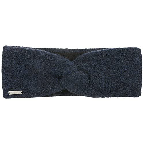 Seeberger Ricarda Stirnband mit Alpakawolle Headband Ohrenschutz Ohrenwärmer (One Size - dunkelblau) von Seeberger