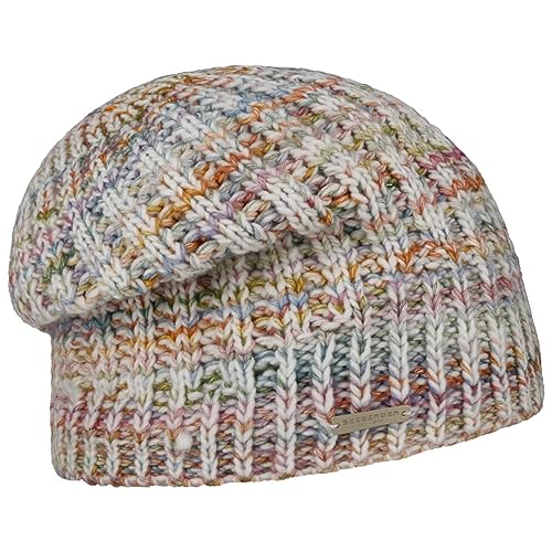 Seeberger Salevia Multicolour Headsock Beanie Strickmütze Damenmütze Wintermütze Damen - mit Futter, Oversize Winter Herbst-Winter - One Size bunt von Seeberger