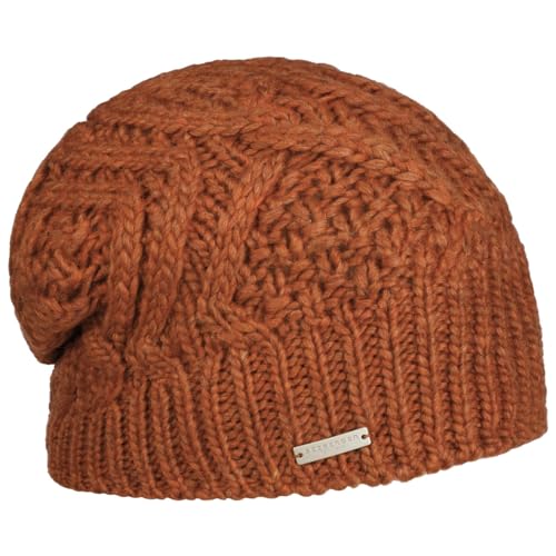 Seeberger Salvirola Headsock Strickmütze Beanie Damenmütze Wintermütze (One Size - rost) von Seeberger