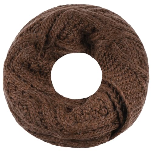 Seeberger Salvirola Loopschal Strickschal Damenschal Rundschal Winterschal (One Size - braun) von Seeberger