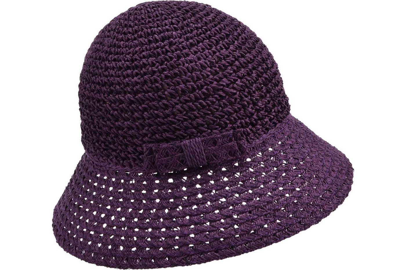 Seeberger Sonnenhut Papierstroh Glocke mit Schleife 54747-0 von Seeberger