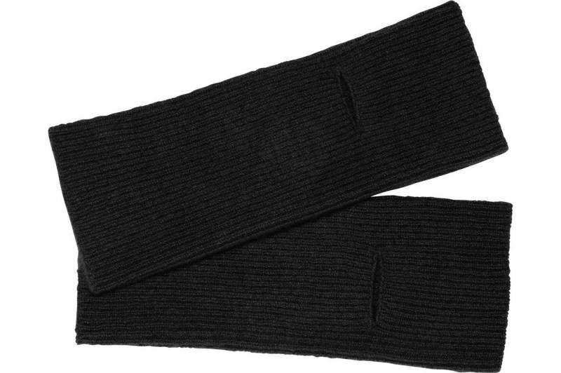 Seeberger Strickhandschuhe Cashmere Stulpen in 1x1 Rippenstruktur 19373-0 von Seeberger