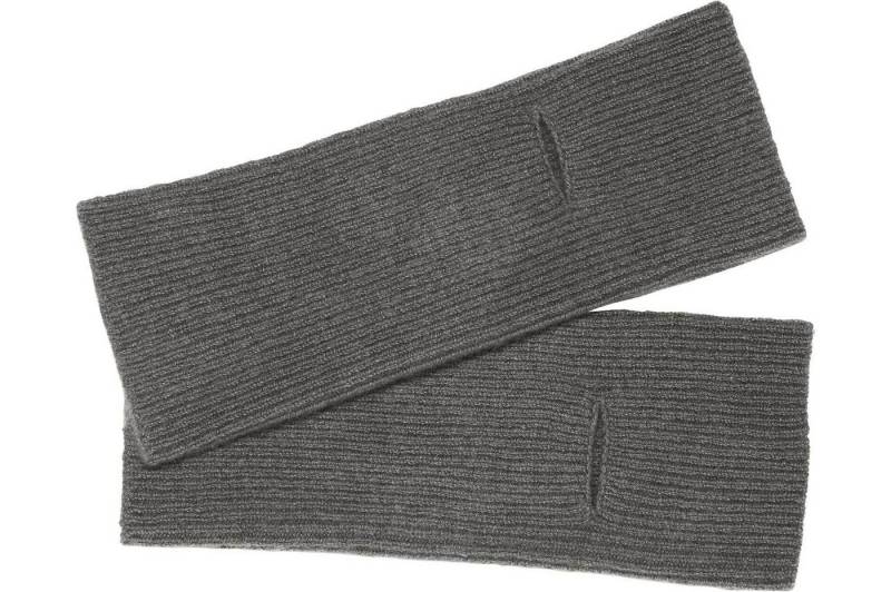 Seeberger Strickhandschuhe Cashmere Stulpen in 1x1 Rippenstruktur 19373-0 von Seeberger