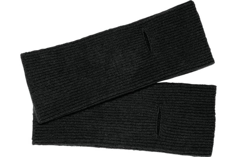 Seeberger Strickhandschuhe Cashmere Stulpen in 1x1 Rippenstruktur 19373-0 von Seeberger