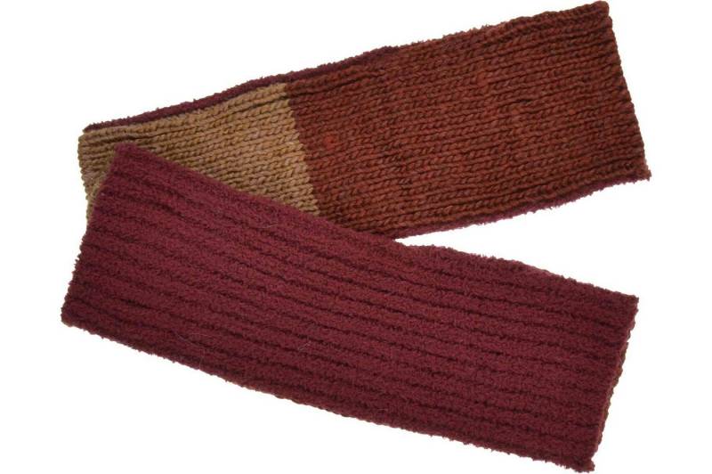 Seeberger Strickhandschuhe Strick Stulpen in color block design 19695-0 von Seeberger