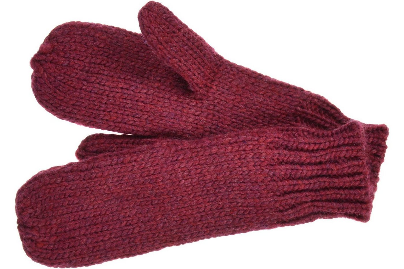 Seeberger Strickhandschuhe Strickfäustlinge mit Fleecefutter 17952-0 von Seeberger