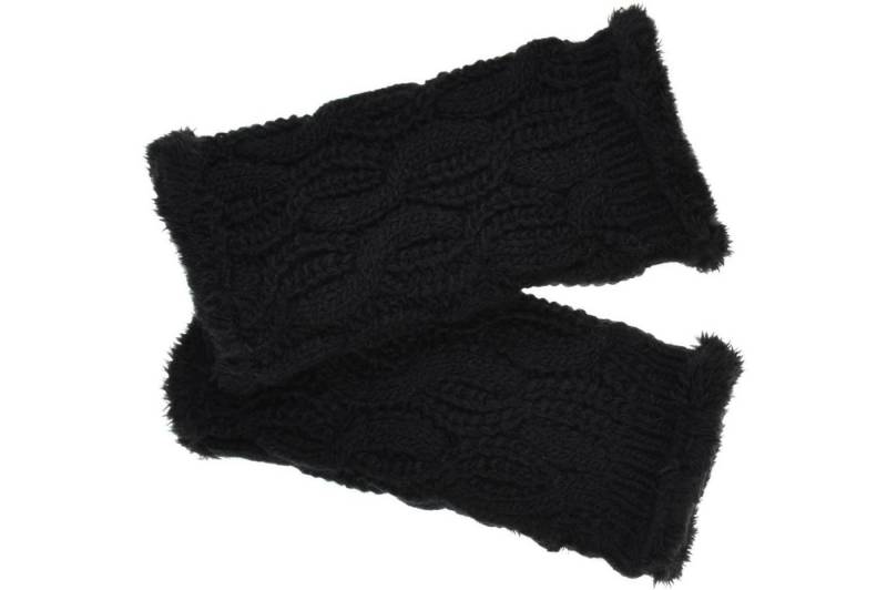 Seeberger Strickhandschuhe Strickstulpe mit Zopfmuster und Kunstfell Futter 19625-0 Seeberger Strickhandschuhe Strickstulpe mit Zopfmuster und Kunstfell Futter 19625-0 von Seeberger