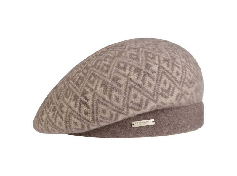 Seeberger Strickmütze (1-St) Baske von Seeberger
