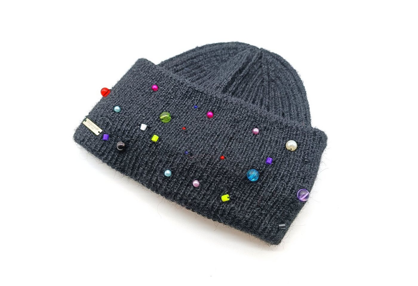 Seeberger Strickmütze DA-Strickmütze black von Seeberger