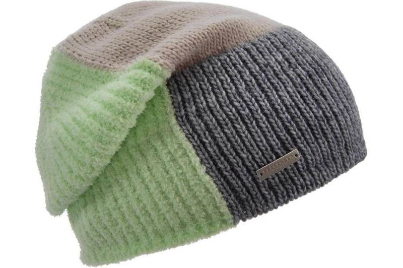Seeberger Strickmütze Strick Headsock in color block design 19635-0 von Seeberger
