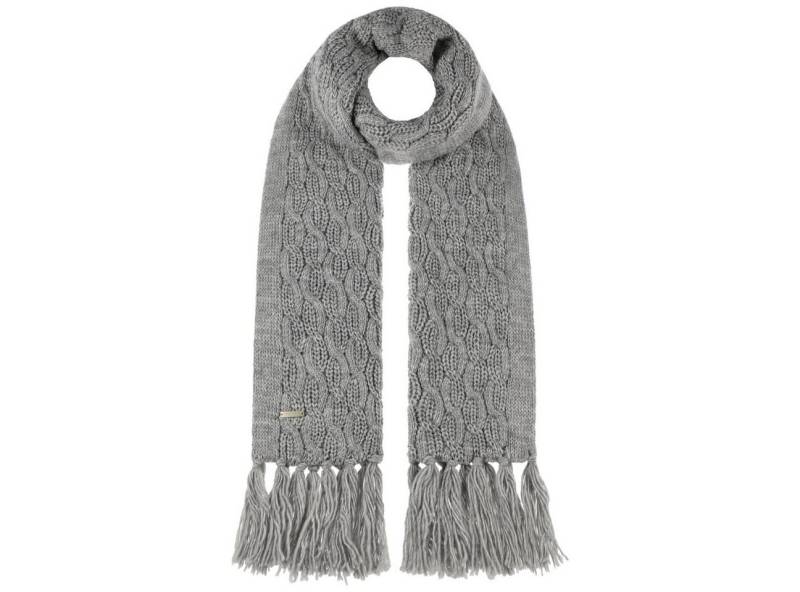 Seeberger Strickschal, (1-St), Fransenschal mit Fransen von Seeberger