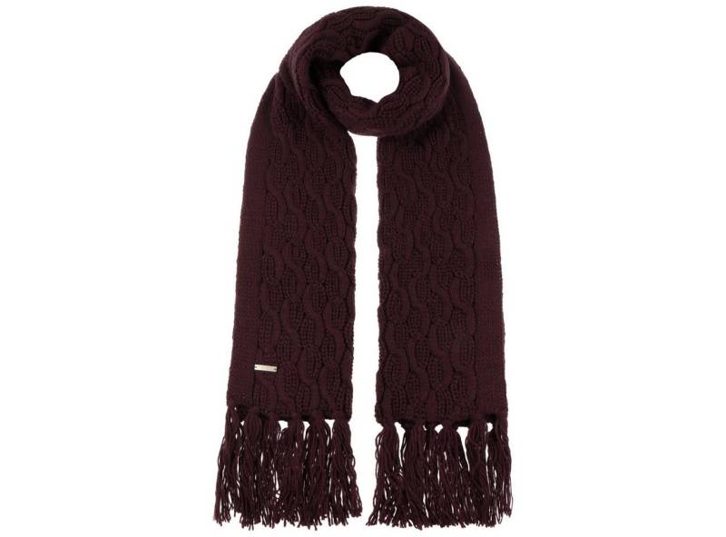 Seeberger Strickschal, (1-St), Fransenschal mit Fransen von Seeberger