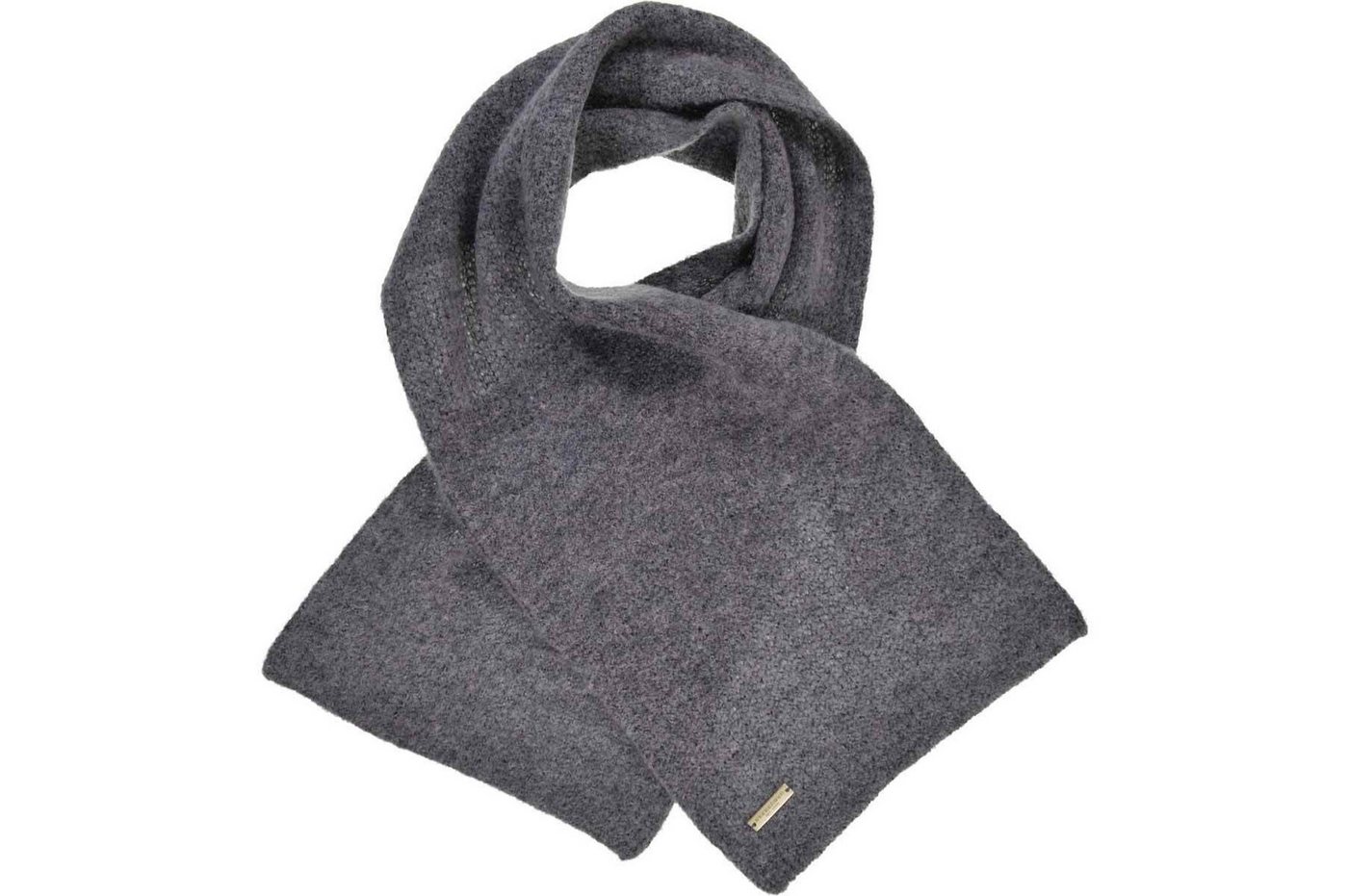 Seeberger Strickschal Strick Schal 90x20cm in Rippenstruktur 19670-0 von Seeberger