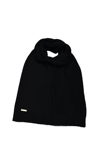 Seeberger Strickschal Strukturmix uni Farbe schwarz von Seeberger