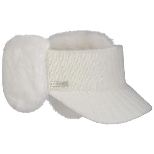 Seeberger Strickvisor mit Ohrenschützern Visor Wintervisor Damenvisor Stirnband (One Size - cremeweiß) von Seeberger