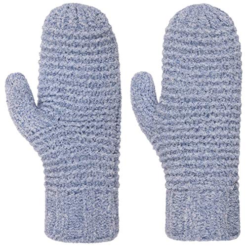 Seeberger Tajana Soft Fäustlinge Fausthandschuhe Strickhandschuhe Damenhandschuhe (One Size - blau-meliert) von Seeberger