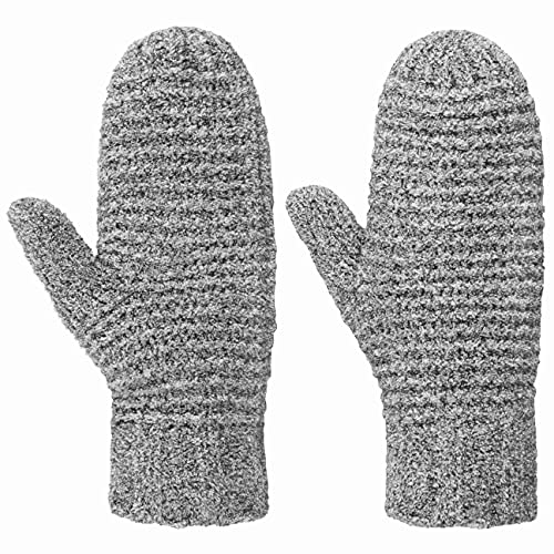 Seeberger Tajana Soft Fäustlinge Fausthandschuhe Strickhandschuhe Damenhandschuhe (One Size - grau-meliert) von Seeberger