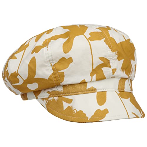 Seeberger Twotone Flower Ballonmütze Damencap Schirmmütze Sommercap Sonnencap (One Size - gelb) von Seeberger