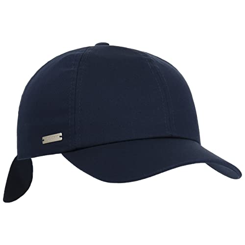 Seeberger Uni Cotton Damencap Basecap Baseballcap Sonnencap Baumwollcap (One Size - dunkelblau) von Seeberger