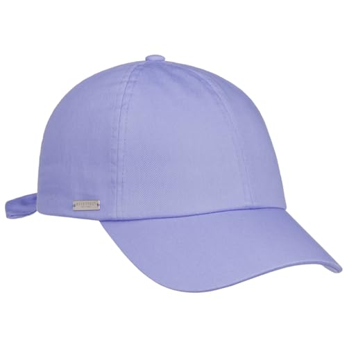 Seeberger Uni Cotton Damencap Basecap Baseballcap Sonnencap Baumwollcap (One Size - lila) von Seeberger