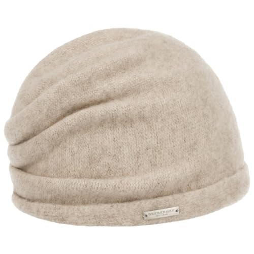 Seeberger Vialena Walkmütze Wollmütze Damenmütze Wintermütze (One Size - beige) von Seeberger