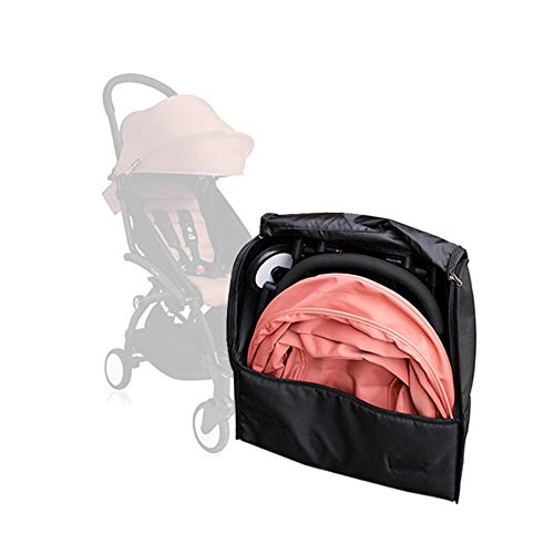 SeedFuture Aufbewahrungstasche für Kinderwagen Schwarz, Kinderwagen-Zubehör für Babyzen Yoyo und Kinderwagen-Reiserucksack, Transporttaschen für Kinderwagen von SeedFuture