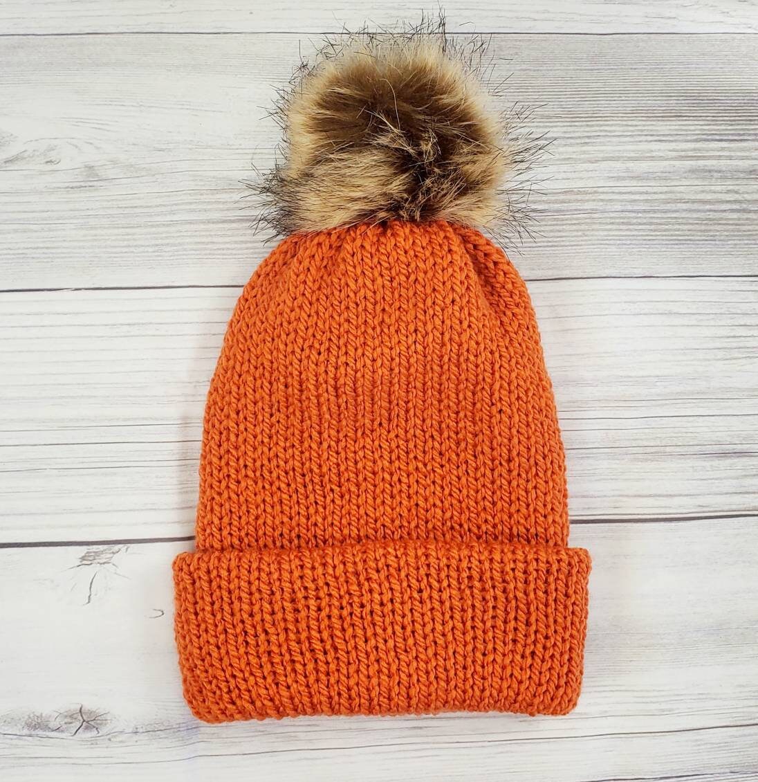 Beanie Damen Teen Child Slouchy Mütze Toque Fall Kürbis von SeedsnStitches