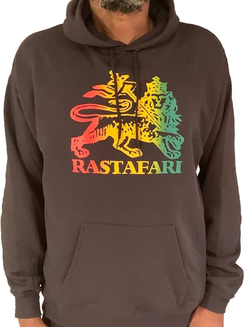 Lion Of Jehudah Rastafari Kapuzenpullover Rot Gold Grün | Rasta Lion Of Jehudah Rastafari Kapuzenpullover Rot Gold Grün | Rasta von SeekIanIProductions