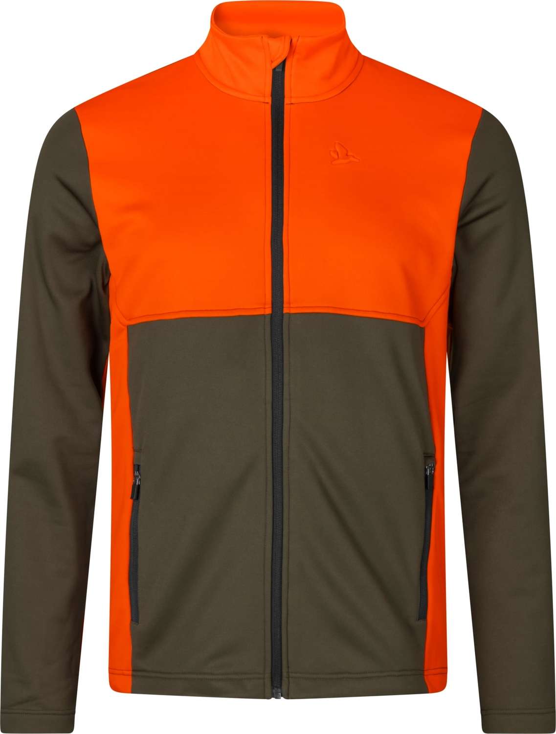 Seeland Elliot Fleecejacke Grün Orange von Seeland