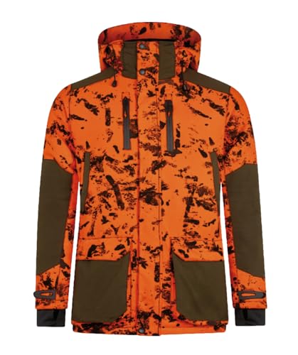Seeland | Helt Shield Jacke | Professionelle Jagd Kleidung & Jagd Zubehör für Herren | Skandinavische Qualität Made to Last | InVis Orange Blaze, 50 von Seeland