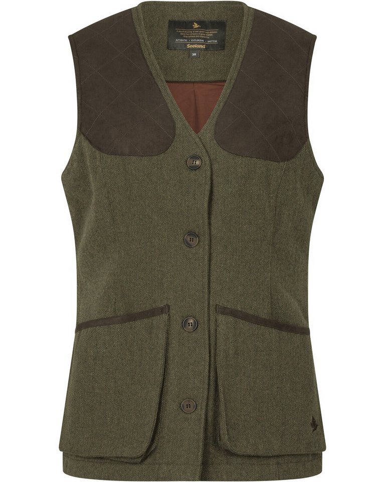 Seeland Jagdweste Damen Schießweste Hillside Tweed von Seeland